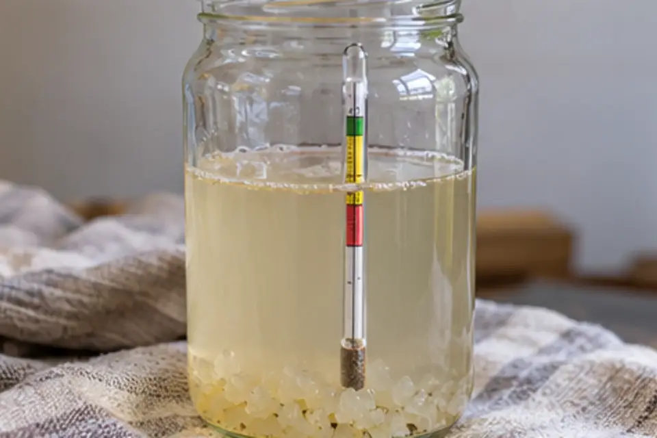 Как определить готовность водного кефира без оценки вкуса